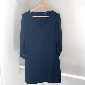 Ann Taylor Factory Size 2P Navy Blue Dress